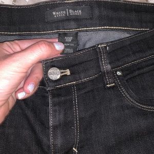 Slim leg, Black/Dark Gray, Size 10